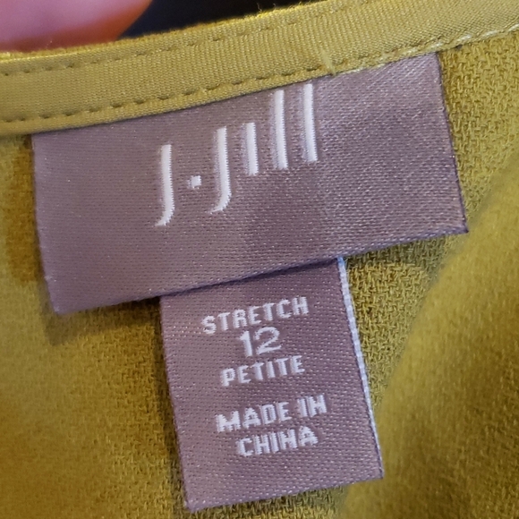 J.jill sleeveless sage green smock dress staple - Picture 5 of 6